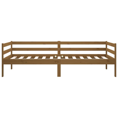Day Bed without Mattress Honey Brown 90x190cm Solid Wood Pine