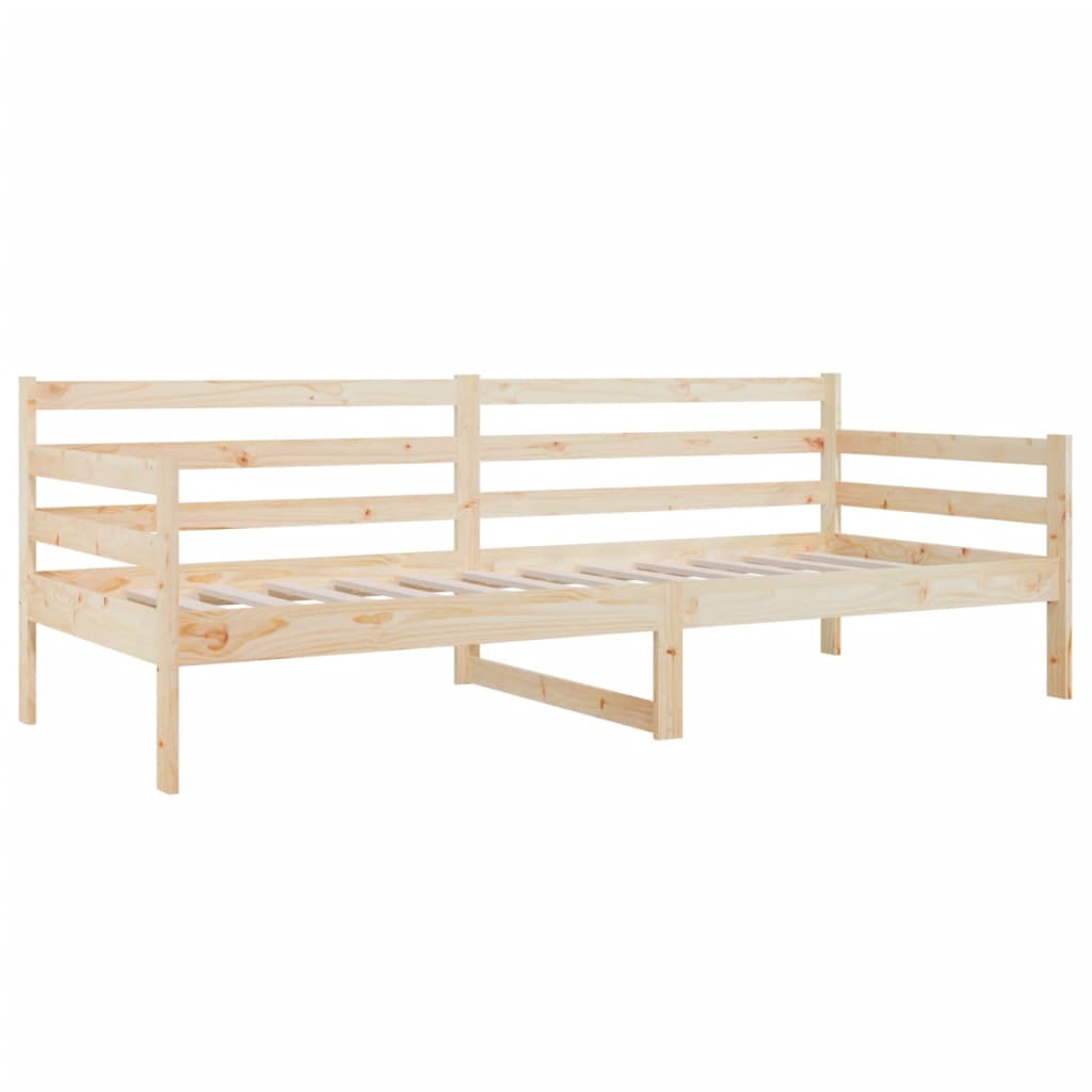 Day Bed without Mattress 90x190cm Solid Wood Pine