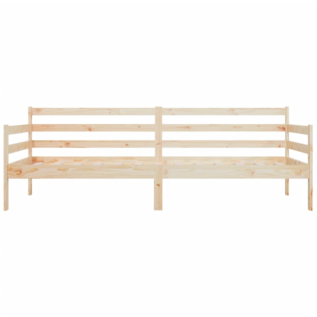 Day Bed without Mattress 90x190cm Solid Wood Pine