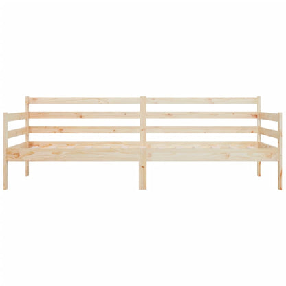 Day Bed without Mattress 90x190cm Solid Wood Pine