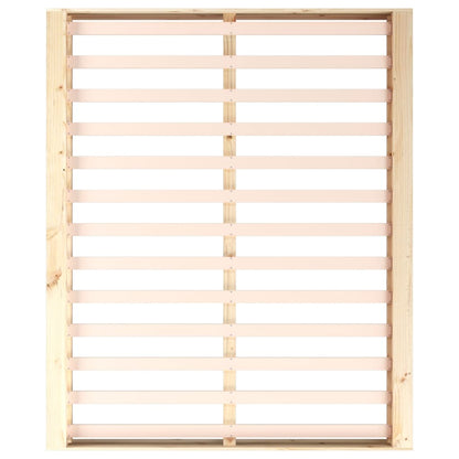 Bed Frame without Mattress 140x200 cm Solid Wood