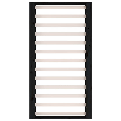 Bed Frame without Mattress Black 135x190 cm Double Double Solid Wood