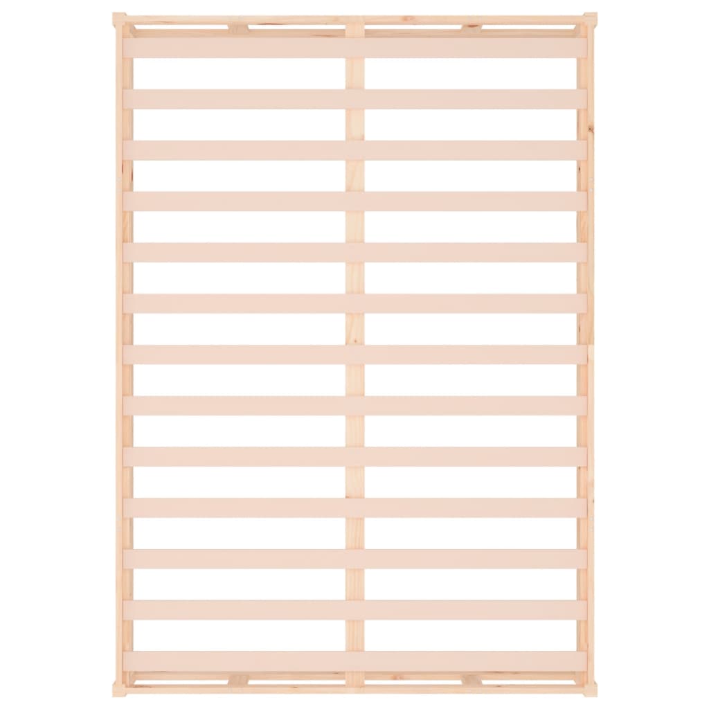 Bed Frame without Mattress 120x200 cm Solid Wood