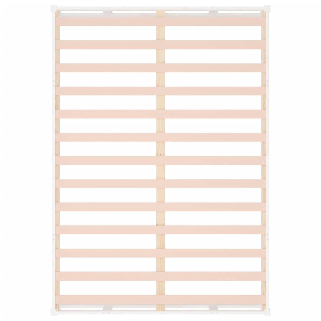 Bed Frame without Mattress White 120x200 cm Solid Wood