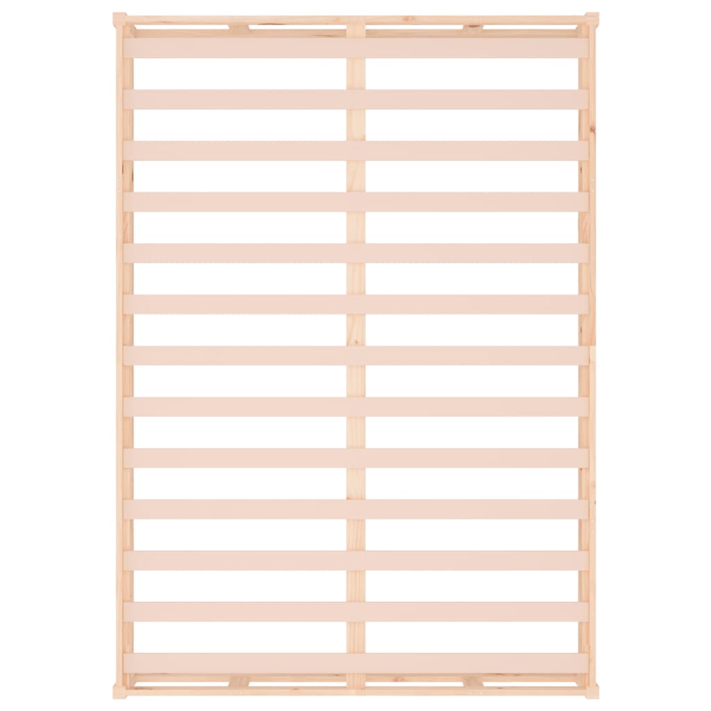 Bed Frame without Mattress 140x200 cm Solid Wood