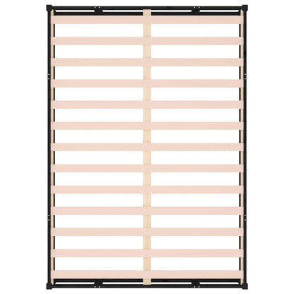 Bed Frame without Mattress Black 180x200 cm Super King  Solid Wood