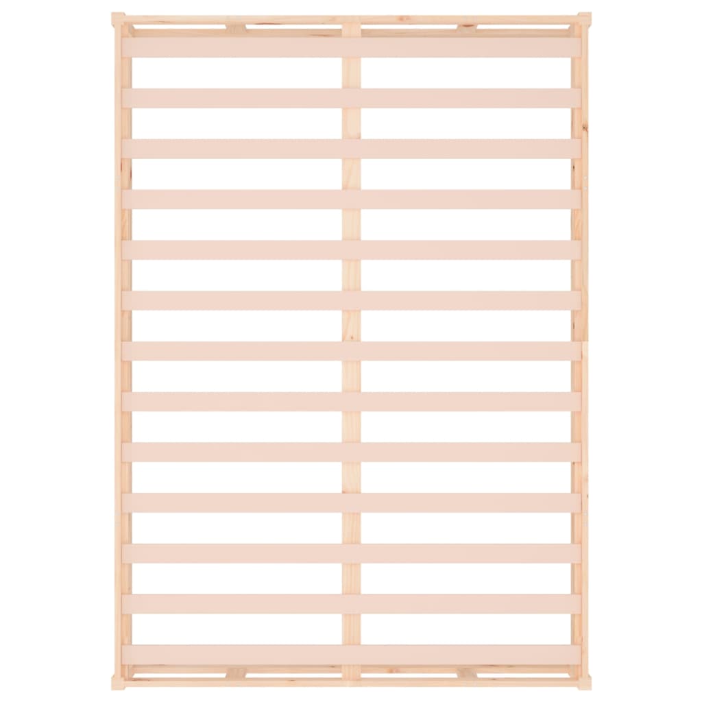 Bed Frame without Mattress 200x200 cm Solid Wood