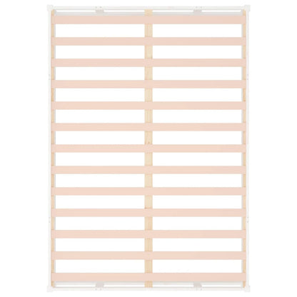Bed Frame without Mattress White 200x200 cm Solid Wood