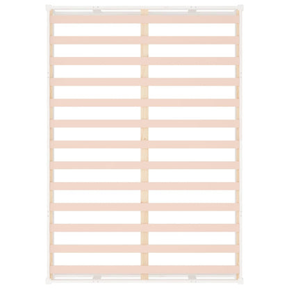 Bed Frame without Mattress White 140x190 cm Solid Wood
