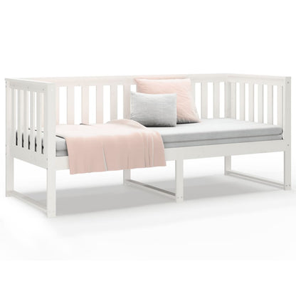 Day Bed without Mattress White 80x200 cm Solid Wood Pine