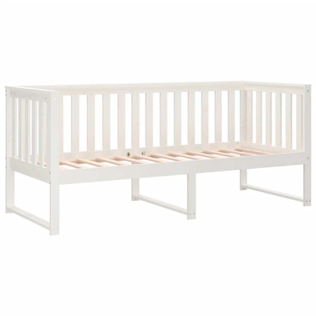 Day Bed without Mattress White 80x200 cm Solid Wood Pine