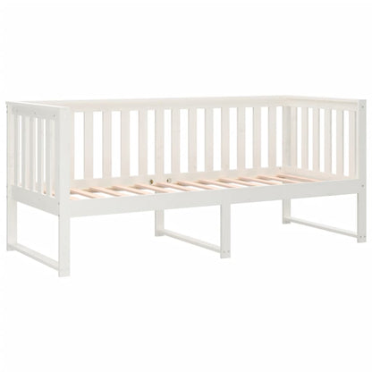 Day Bed without Mattress White 80x200 cm Solid Wood Pine