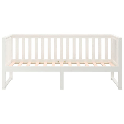 Day Bed without Mattress White 80x200 cm Solid Wood Pine