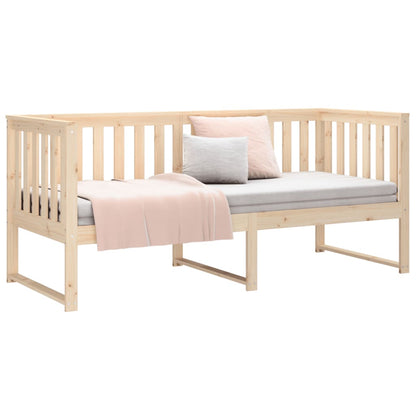 Day Bed without Mattress 75x190 cm Small Single Solid Wood Pine