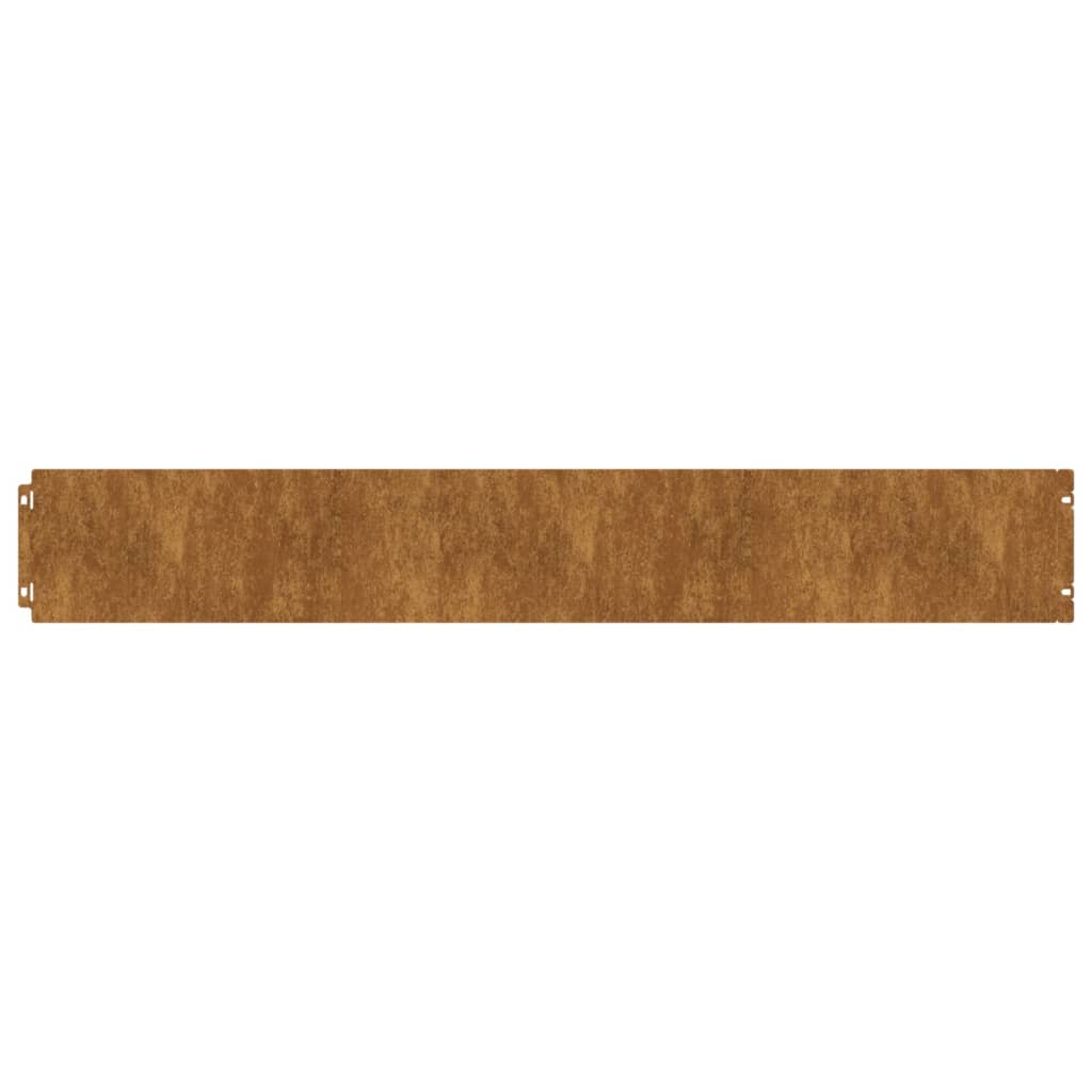 Lawn Edgings 50 pcs 15x103 cm Flexible Corten steel