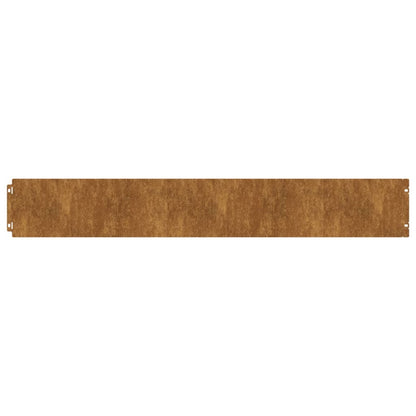 Lawn Edgings 50 pcs 15x103 cm Flexible Corten steel
