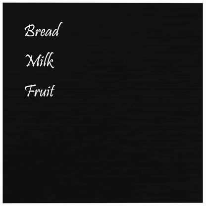 Wall-mounted Magnetic Board Black 40x40 cm Tempered Glass