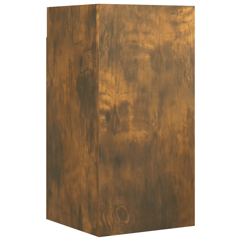 7 Piece TV Cabinet Set Smoked Oak Engineered Wood