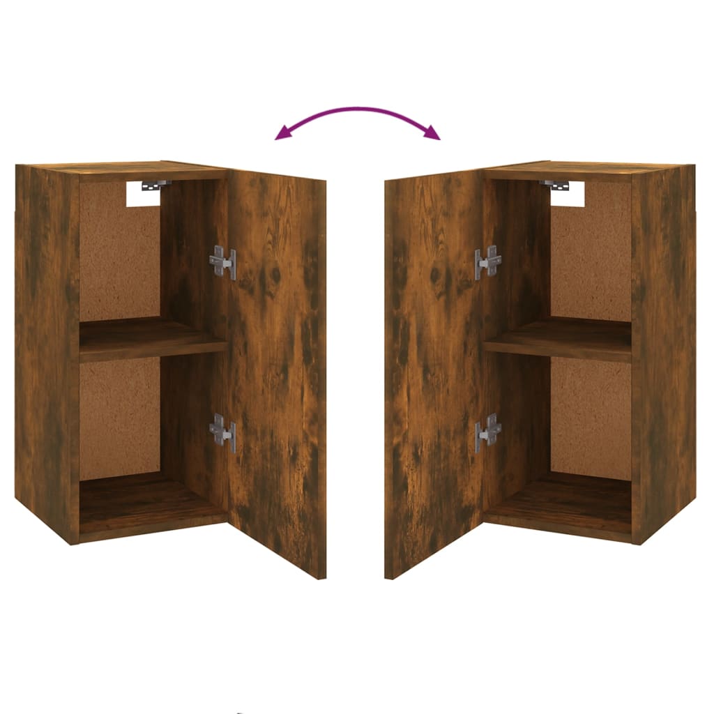 7 Piece TV Cabinet Set Smoked Oak Engineered Wood