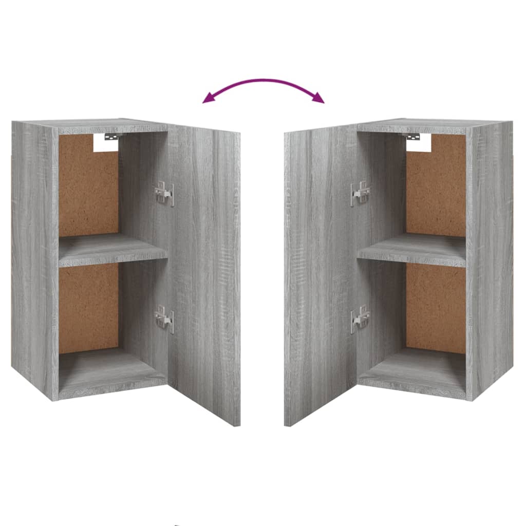 7 Piece TV Cabinet Set Grey Sonoma Engineered Wood