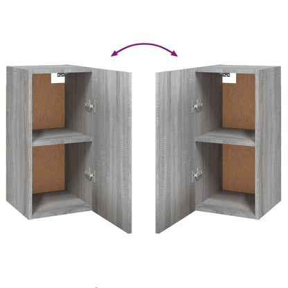 7 Piece TV Cabinet Set Grey Sonoma Engineered Wood