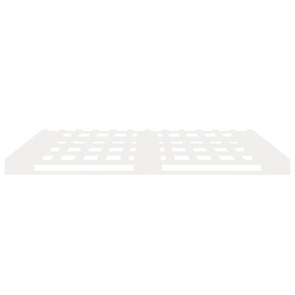 Bed Frame without Mattress White 120x200 cm Solid Wood Pine