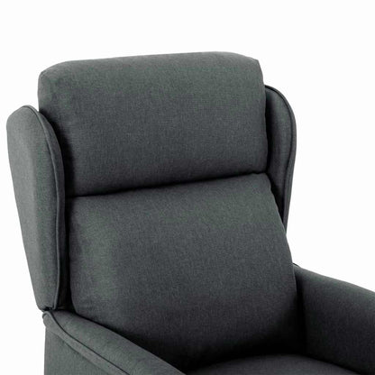 Massage Chair Dark grey 67.5 x 93.5 x 101.5 cm Fabric