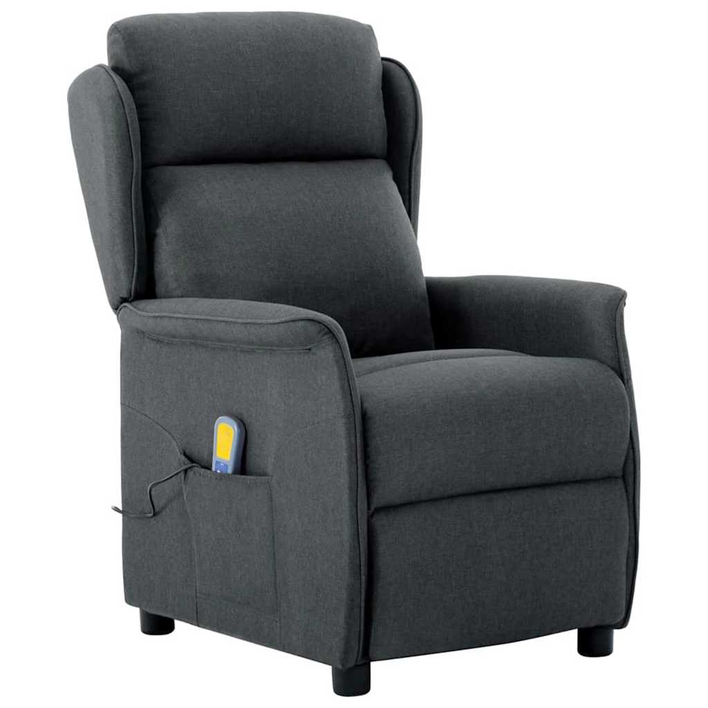 Massage Chair Dark grey 67.5 x 93.5 x 101.5 cm Fabric