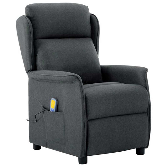 Massage Chair Dark grey 67.5 x 93.5 x 101.5 cm Fabric