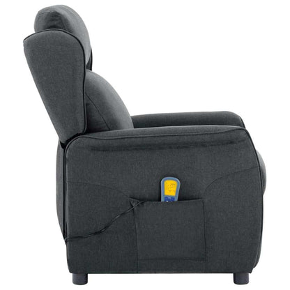 Massage Chair Dark grey 67.5 x 93.5 x 101.5 cm Fabric