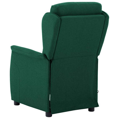 Massage Chair Dark Green 67.5 x 93.5 x 101.5 cm Fabric