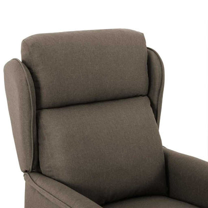 Massage Chair with Cushion Taupe 67.5 x 93.5 x 101.5 cm Fabric