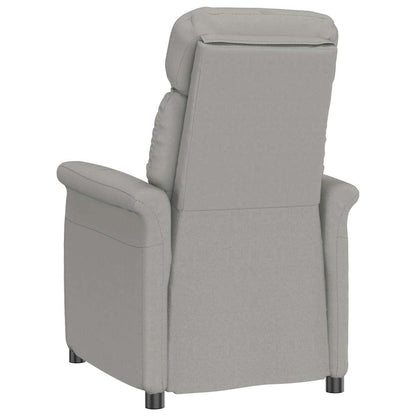 Recliner Chair Light Grey Light grey 70.5 x 96.5 x 95 cm Fabric