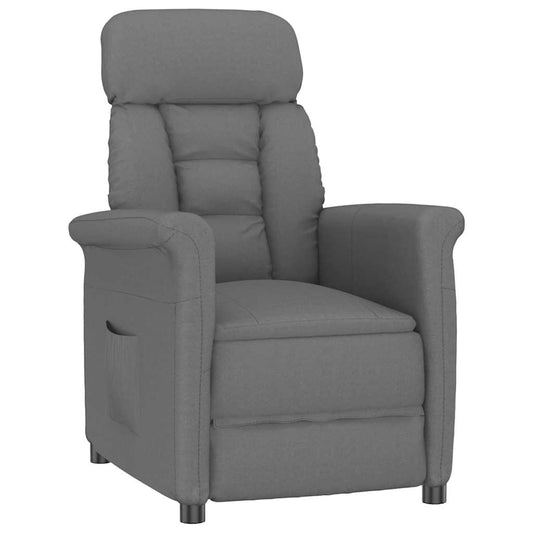 Recliner Chair Dark Grey Dark grey 70.5 x 96.5 x 95 cm Fabric