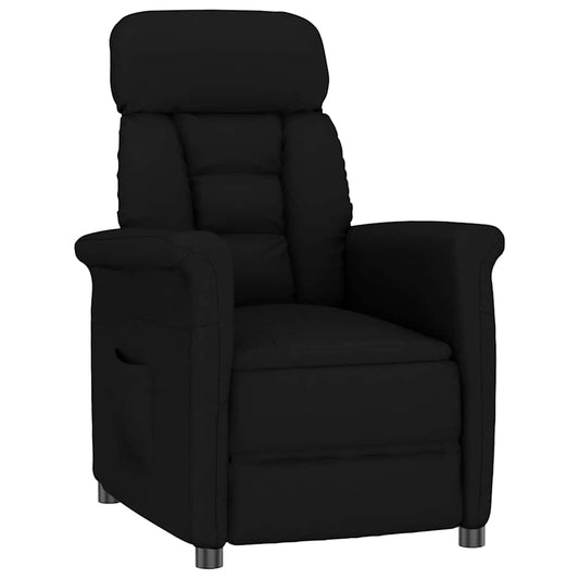 Recliner Chair Black Black 70.5 x 96.5 x 95 cm Faux leather