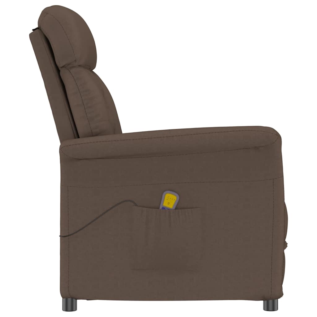 Massage Chair Brown 70.5 x 96.5 x 95 cm Faux leather