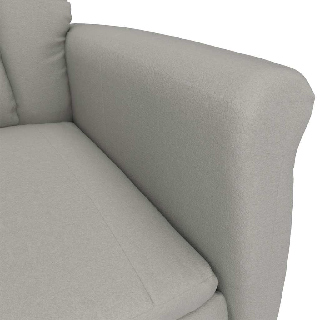 Massage Chair Light grey 70.5 x 96.5 x 95 cm Polyester