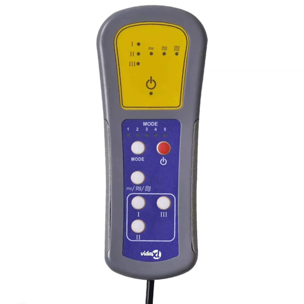 Massage Chair Light grey 70.5 x 96.5 x 95 cm Polyester