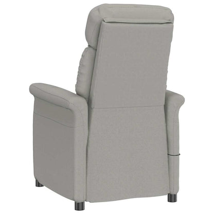 Massage Chair Light grey 70.5 x 96.5 x 95 cm Polyester