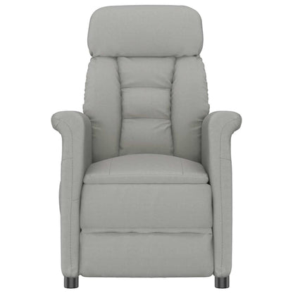 Massage Chair Light grey 70.5 x 96.5 x 95 cm Polyester
