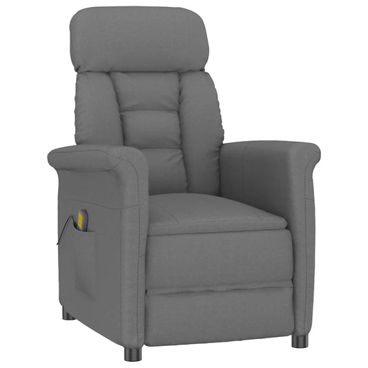 Massage Chair Dark grey 70.5 x 96.5 x 95 cm Polyester