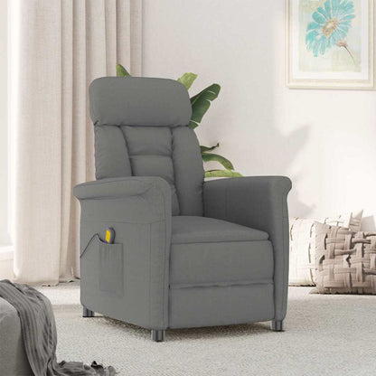 Massage Chair Dark grey 70.5 x 96.5 x 95 cm Polyester