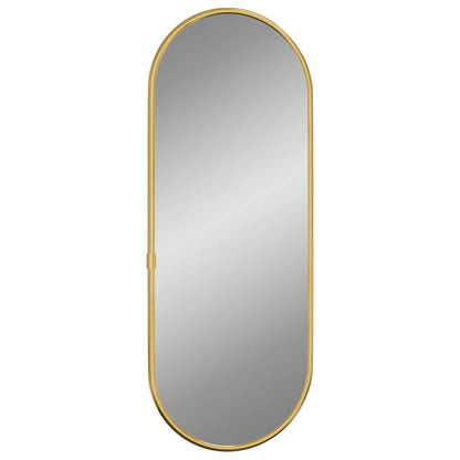 Wall Mirror Gold 40x15 cm Oval