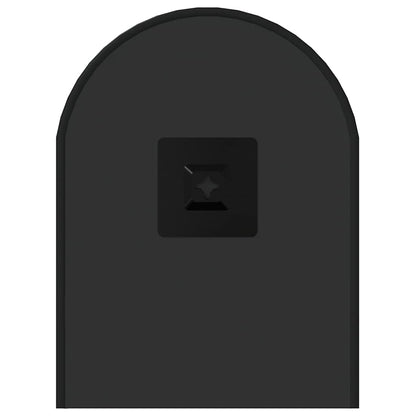 Wall Mirror Black 50x20 cm Oval