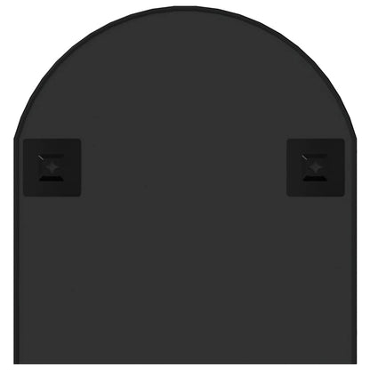 Wall Mirror Black 90x40 cm Oval