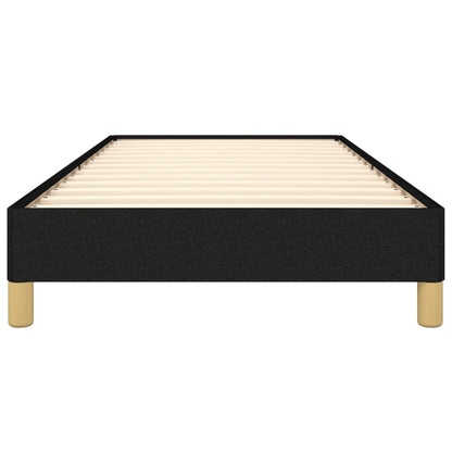 Bed Frame without Mattress Black 90x190 cm Single Single Fabric