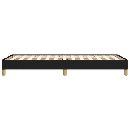 Bed Frame without Mattress Black 90x190 cm Single Single Fabric