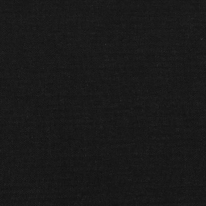Bed Frame without Mattress Black 90x190 cm Single Single Fabric