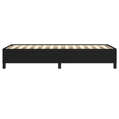 Bed Frame without Mattress Black 90x190 cm Single Single Fabric
