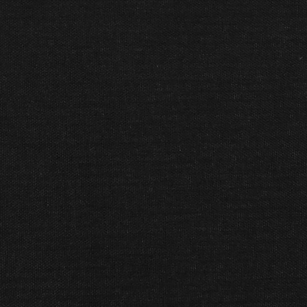 Bed Frame without Mattress Black 90x190 cm Single Single Fabric